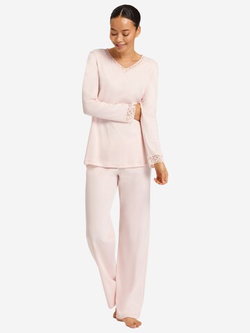 Hanro Pyjama 'Moments'‌‌‌‌‌‌ in Pink