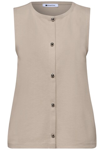 STREET ONE Vest in Beige: front