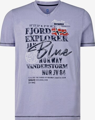 T-Shirt ' Nordger ' Jan Vanderstorm en violet : devant