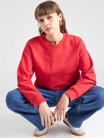 LEVI'S ® - Sweatshirt 'Standard Crew' em vermelho