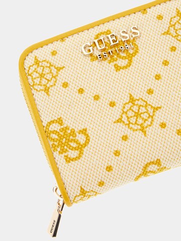 GUESS Wallet 'Neda' in Yellow