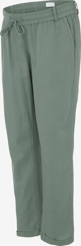 MAMALICIOUS Trousers 'Beach' in Green: front