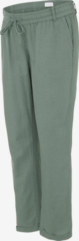 MAMALICIOUS Regular Trousers 'Beach' in Green: front