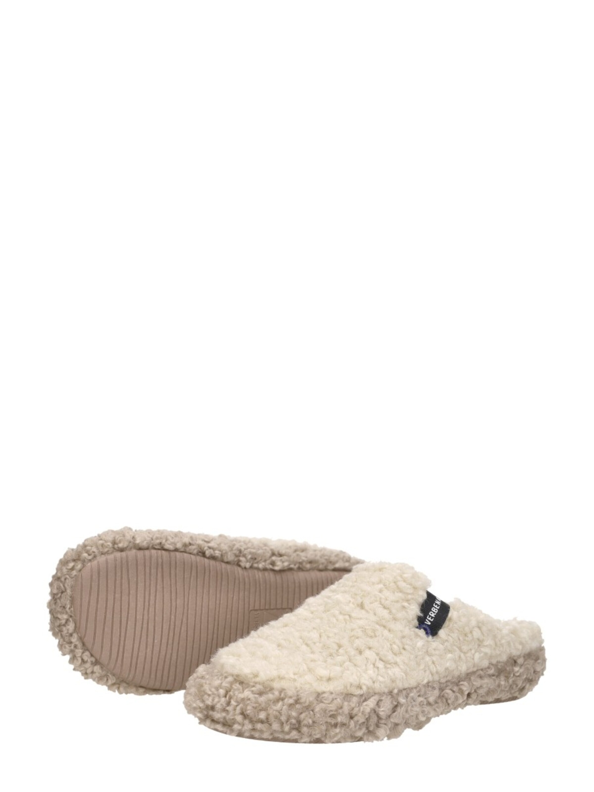 VERBENAS Huisschoenen 'Yuma Curly' in Beige