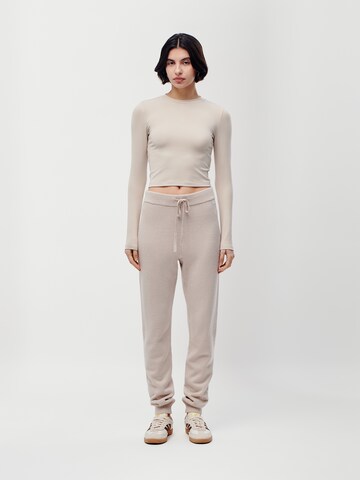 LeGer by Lena Gercke - Tapered Pantalón 'Cornelia' en beige: frente