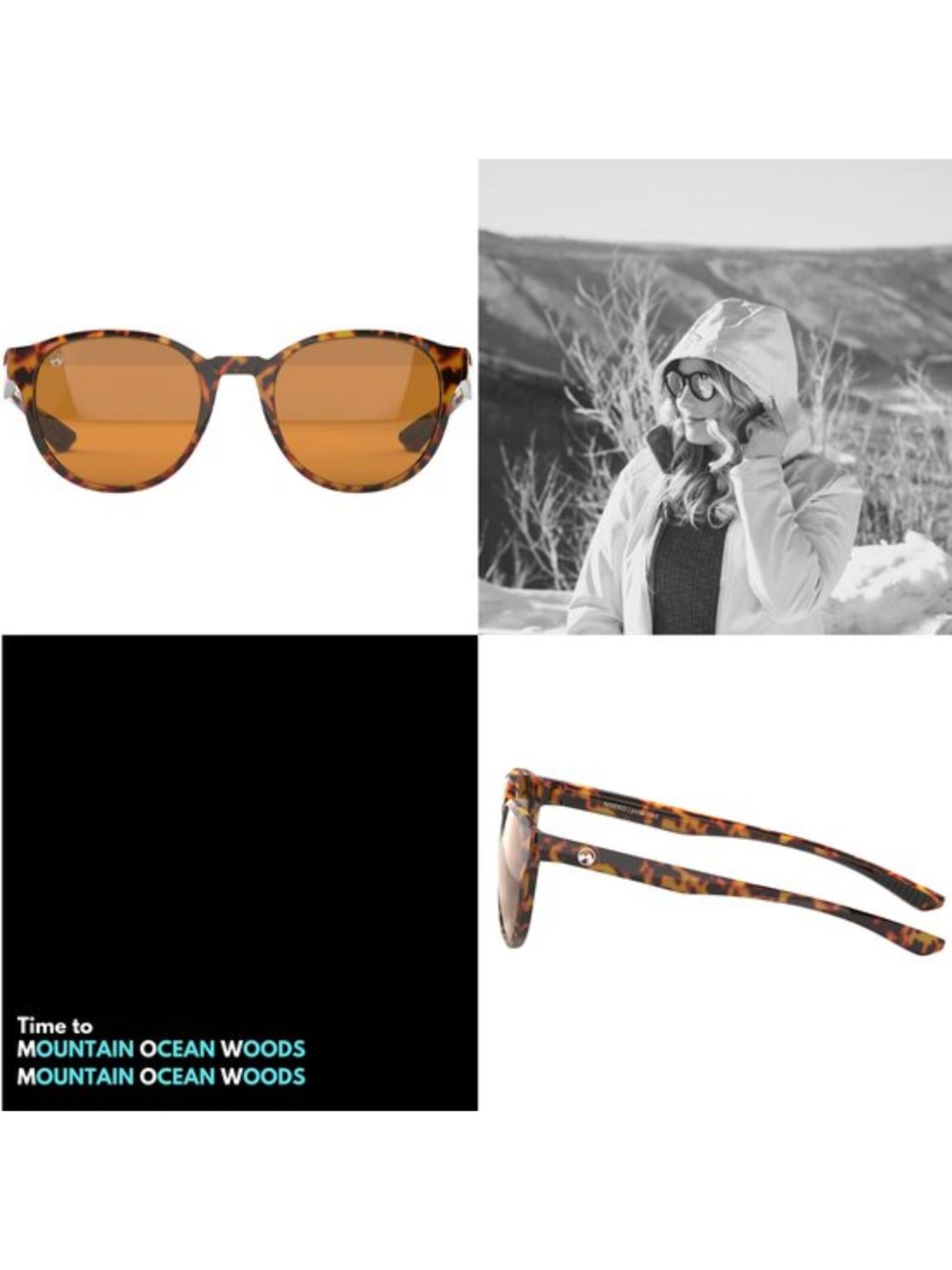 Mowmow Sportsonnenbrille 'MowMow Niseko Sunglasses - Polarized - Men - Women' in Braun