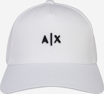 Cappello da baseball di ARMANI EXCHANGE in bianco