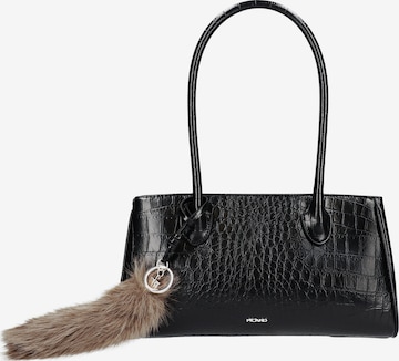 Picard Schultertasche 'Soho' in Schwarz: Vorderseite