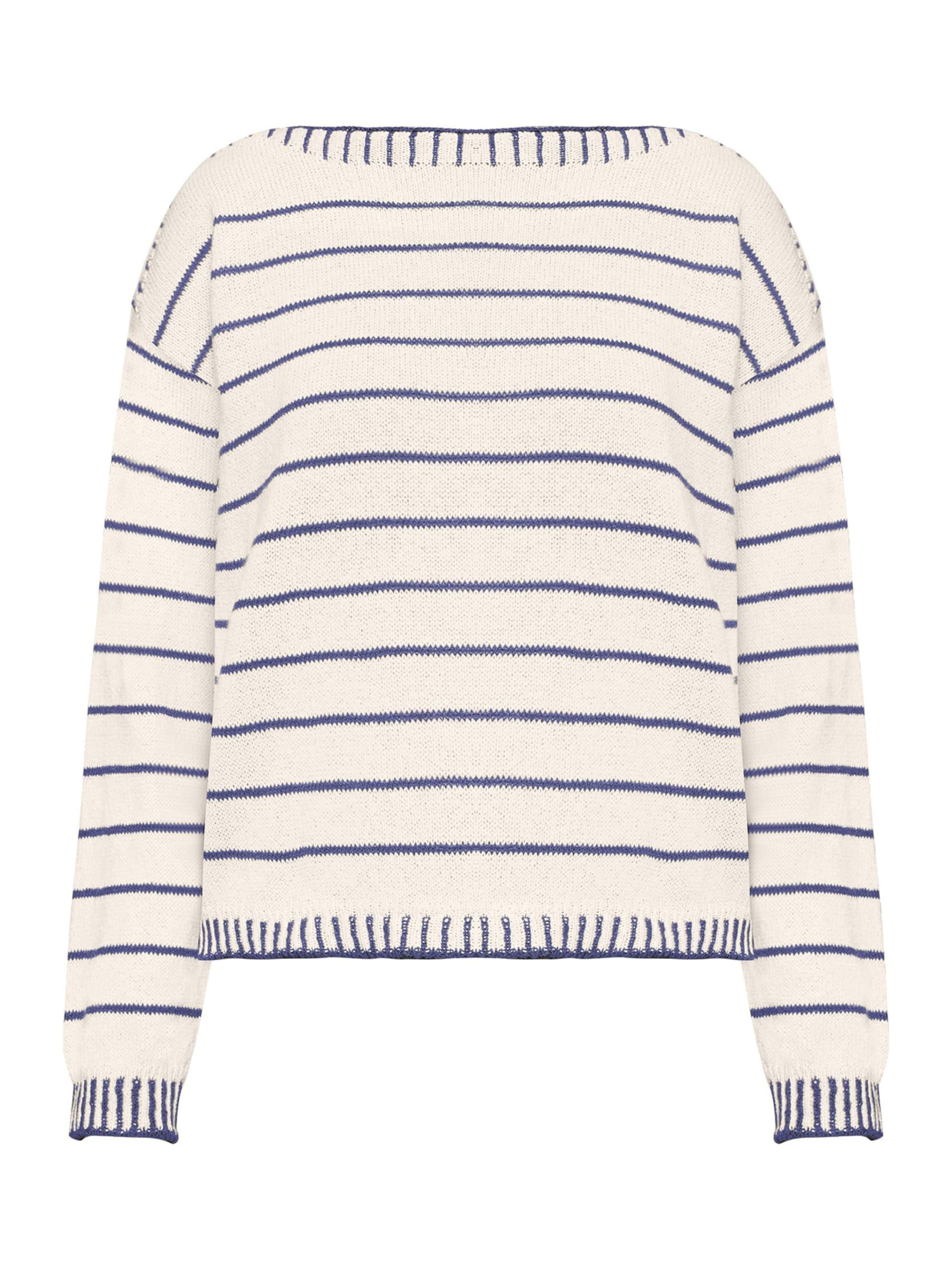 Cartoon Trui in Blauw: voorkant