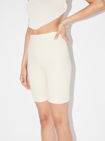 LeGer by Lena Gercke Skinny Shorts 'Miles' in Beige