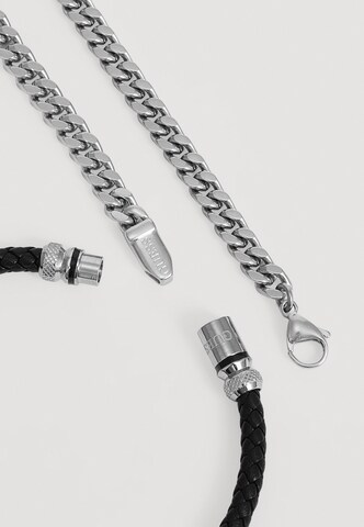 GUESS - Pulseira 'EXAGON' em preto