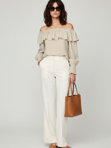 WEARABLE STORIES Bluse 'Noemie' i beige