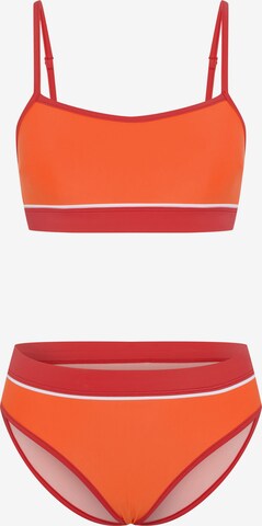 CHIEMSEE Bustier Bikini in Orange: predná strana