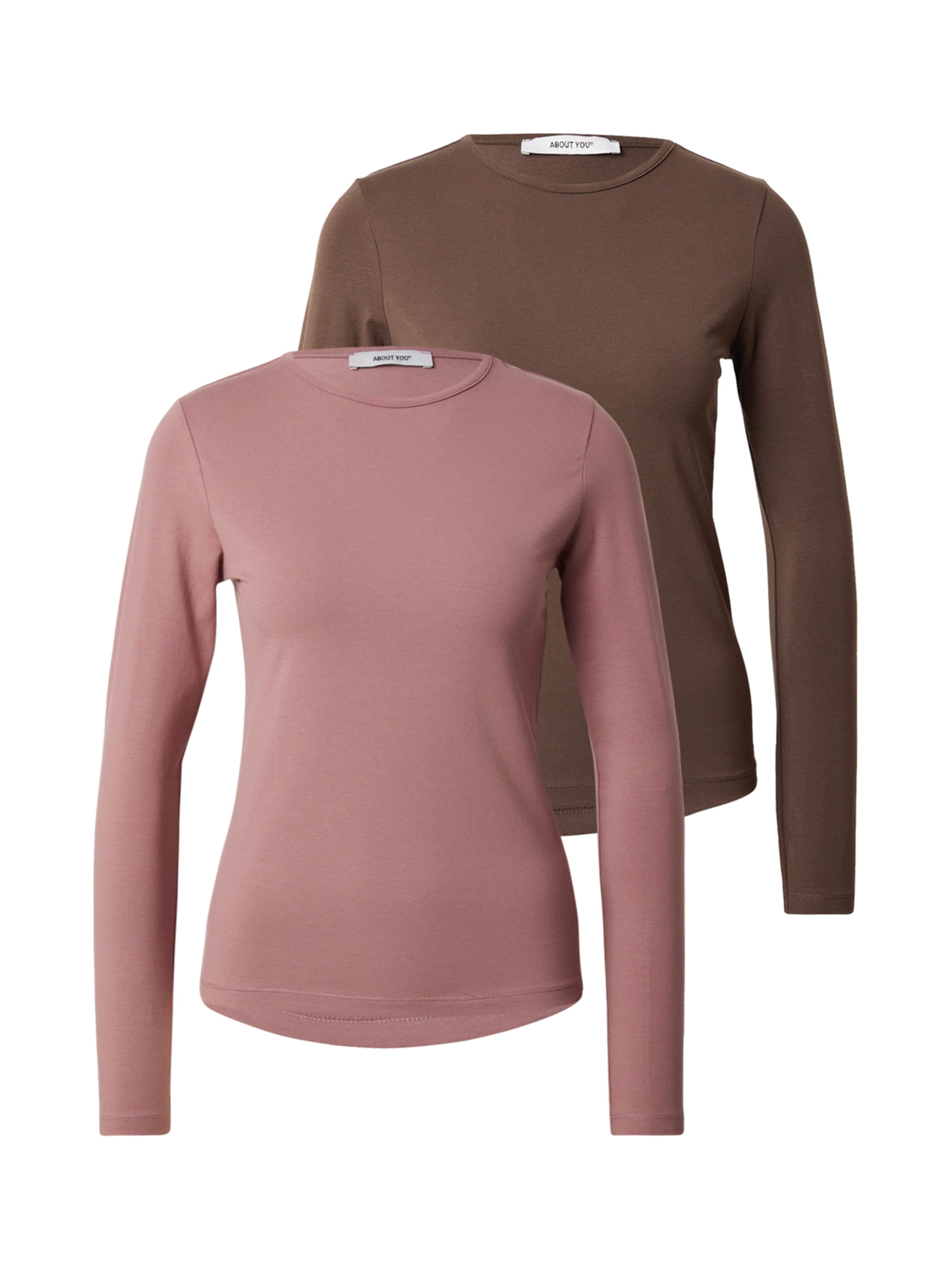 ABOUT YOU - Camiseta 'Layla' en marrón: frente