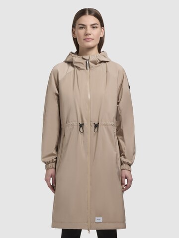 khujo Tussenmantel 'Tuuli' in Beige: voorkant
