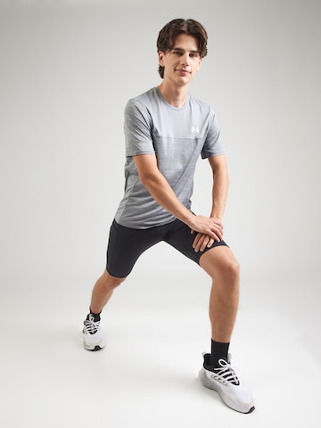 UNDER ARMOUR Functioneel shirt 'Tech Utility' in Grijs