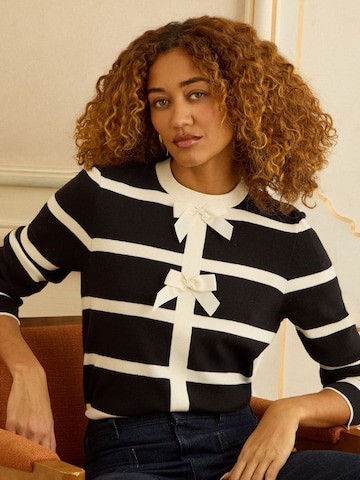 love & roses - Jersey en negro