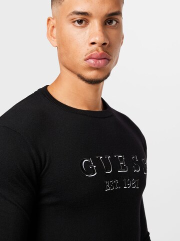 GUESS - Pullover 'OWEN' em preto