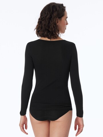SCHIESSER Shirt 'Luxury ' in Black