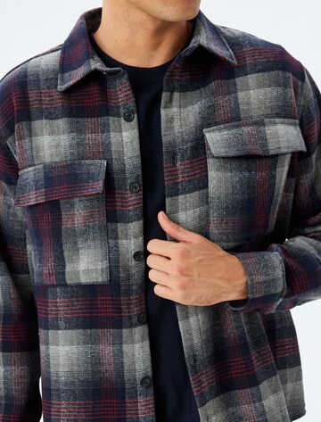 Koton Regular fit Button Up Shirt in Grey