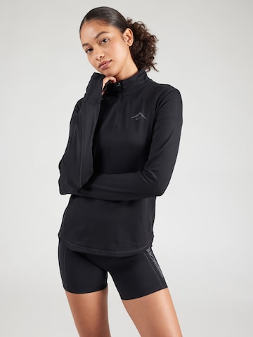 NIKE Sportsweatshirt 'TRAIL' in Schwarz: Vorderseite