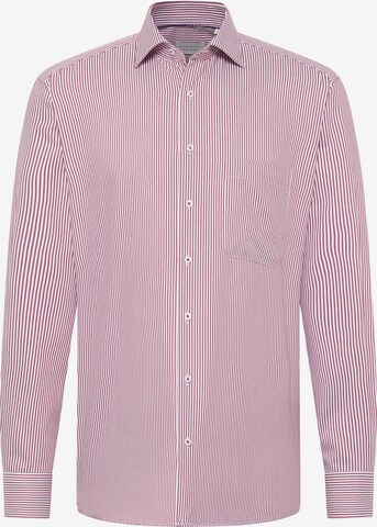 ETERNA Comfort fit Button Up Shirt in Red: front