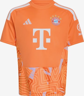 ADIDAS PERFORMANCE Функционална тениска 'FC Bayern München 26/27' в оранжево: отпред