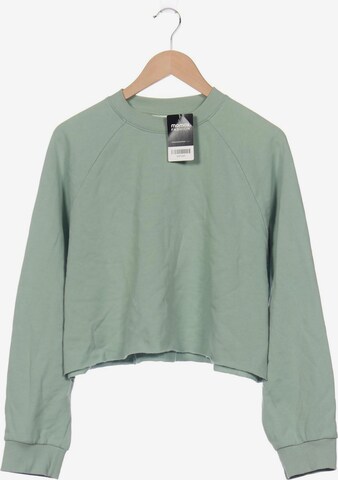 Monki Sweatshirt & Zip-Up Hoodie in M in Green: front