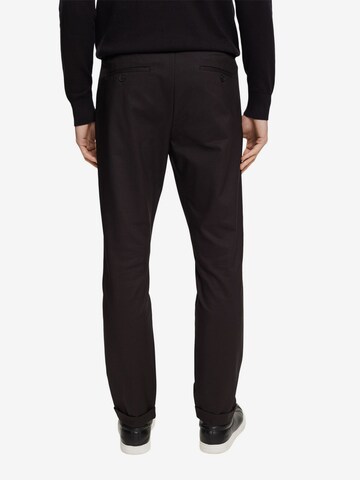 ESPRIT Slimfit Broek in Zwart