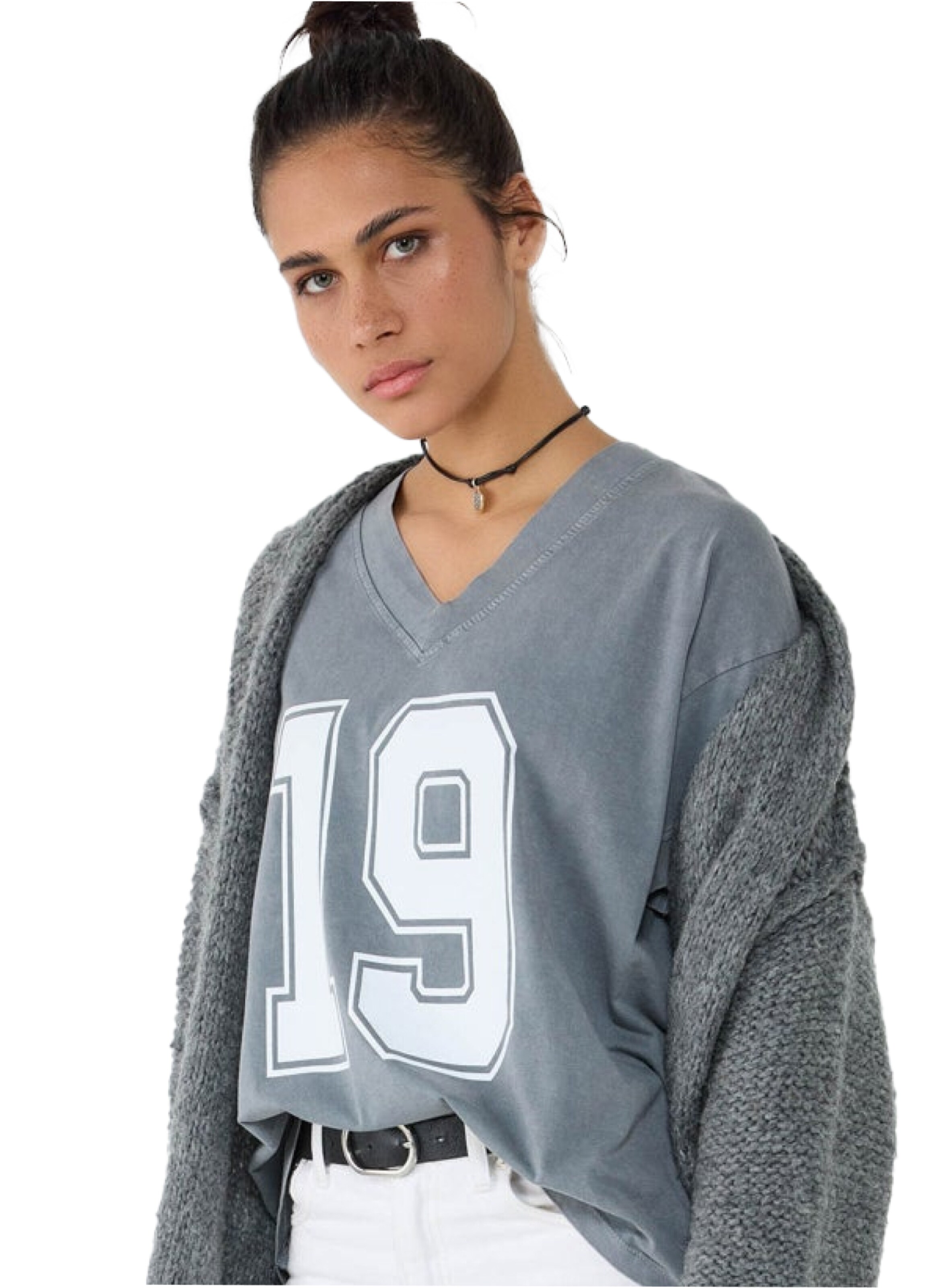 No Matter What Shirt in Grijs