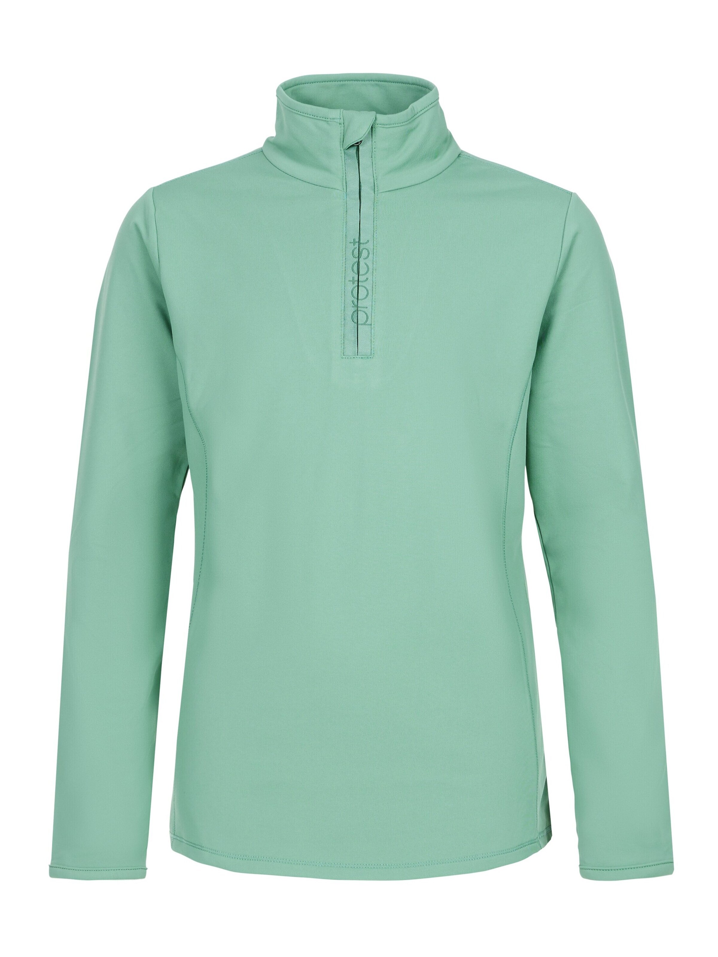 PROTEST Sportief sweatshirt 'REFABRIZOY JR' in Groen: voorkant