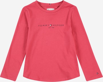 TOMMY HILFIGER Shirt 'ESSENTIAL' in Pink: Vorderseite