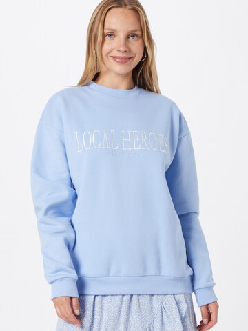LOCAL HEROES - Sweatshirt em azul: frente