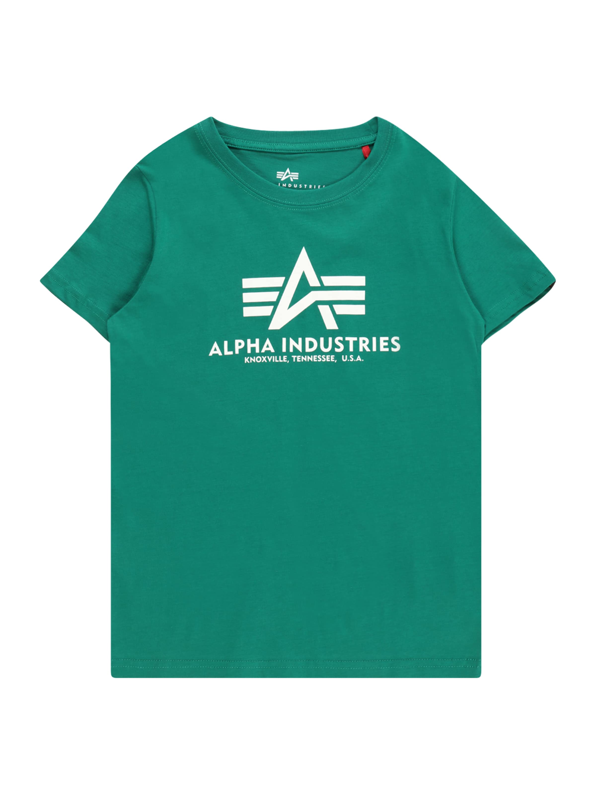 ALPHA INDUSTRIES Shirts i grøn: forside