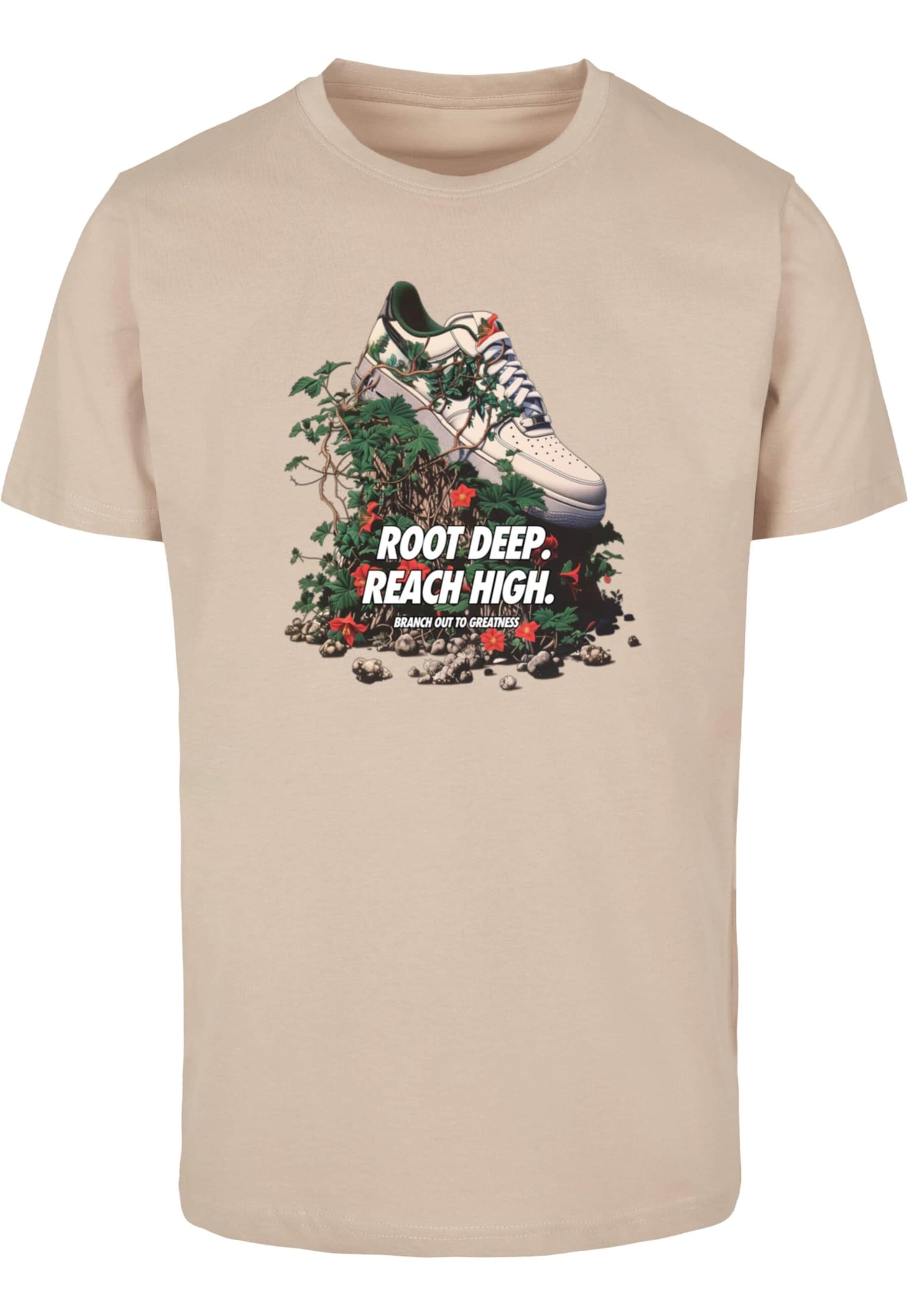 Maglietta 'Root Deep' di Mister Tee in beige: frontale