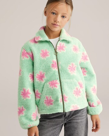 WE Fashion Φθινοπωρινό και ανοιξιάτικο μπουφάν σε πράσινο