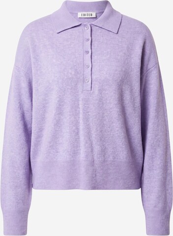 Pull-over 'Gerit' EDITED en violet : devant