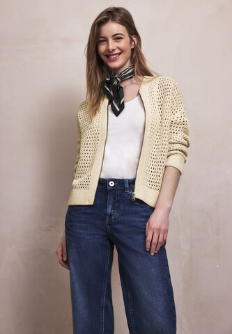 Street One Studio Strickjacke in Beige: Vorderseite