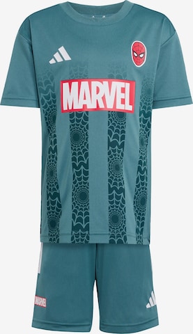ADIDAS SPORTSWEAR - Chándal 'Marvel Spider-Man' en verde: frente