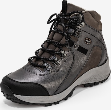 VITAFORM Lace-Up Ankle Boots in Grey: front