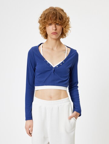 Koton Shirt in Blauw: voorkant