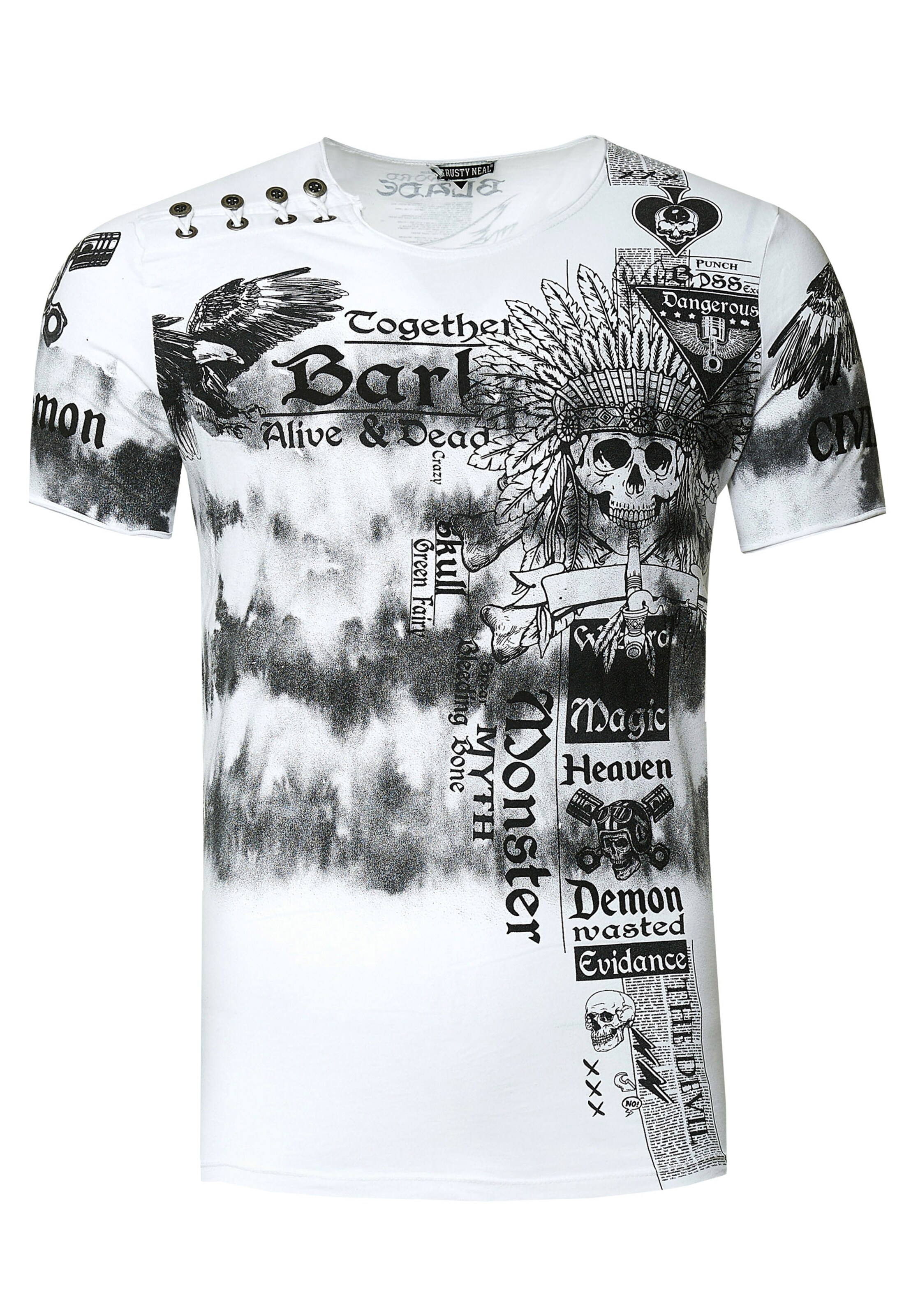 Rusty Neal Shirt in White, Item view