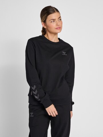 Hummel Sweatshirt in Zwart: voorkant