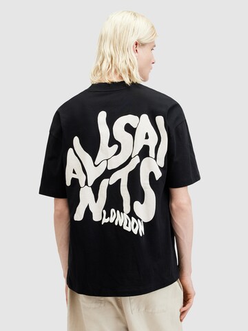 Tricou 'ORLANDO' de la AllSaints pe negru: față