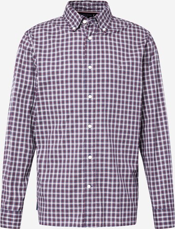 Coupe regular Chemise TOMMY HILFIGER en bleu : devant