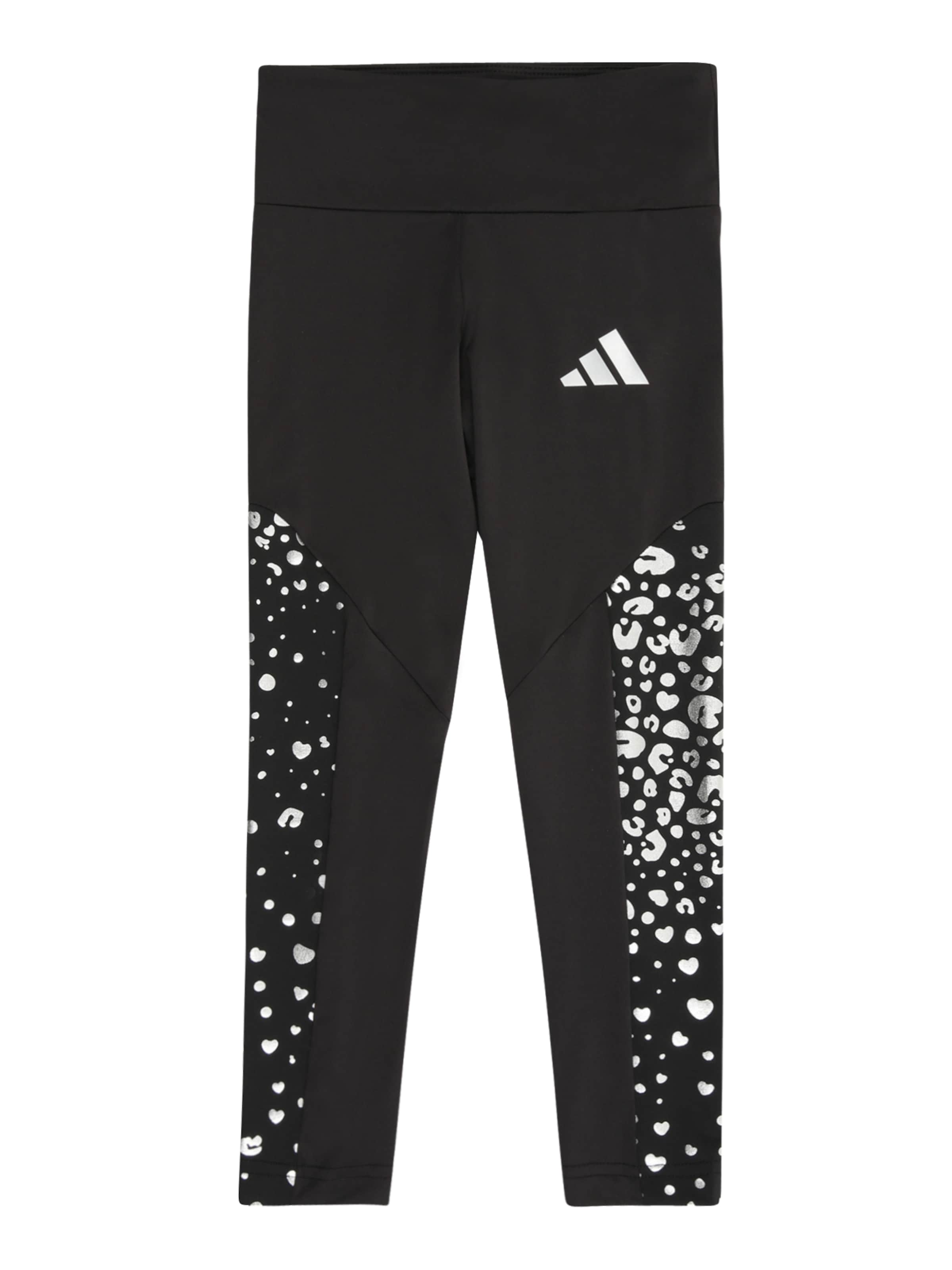 ADIDAS SPORTSWEAR Kitsas Spordipüksid, värv must: eest vaates