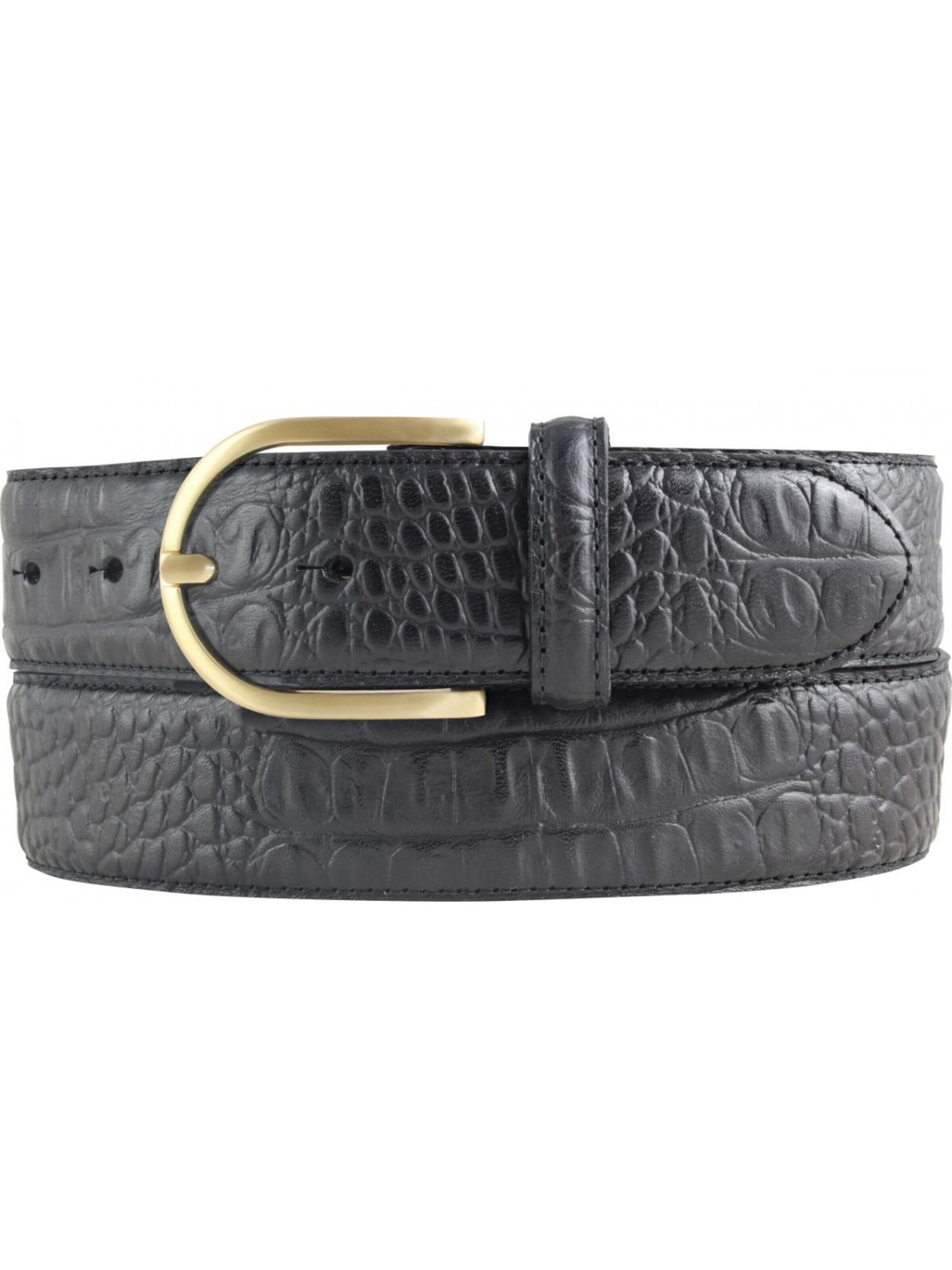 BELTINGER Gürtel 'Palermoi'‌‌‌‌‌‌ in Schwarz: Vorderseite