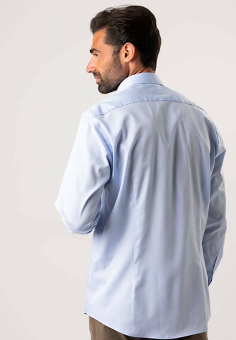 Black Label Shirt Regular Fit Businesshemd 'KENT' in Blau