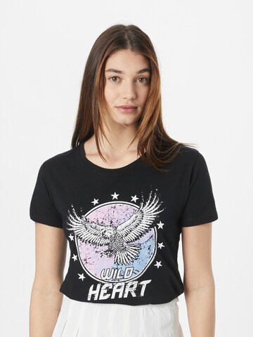 Key Largo - Camiseta 'TWILIGHT' en negro: frente