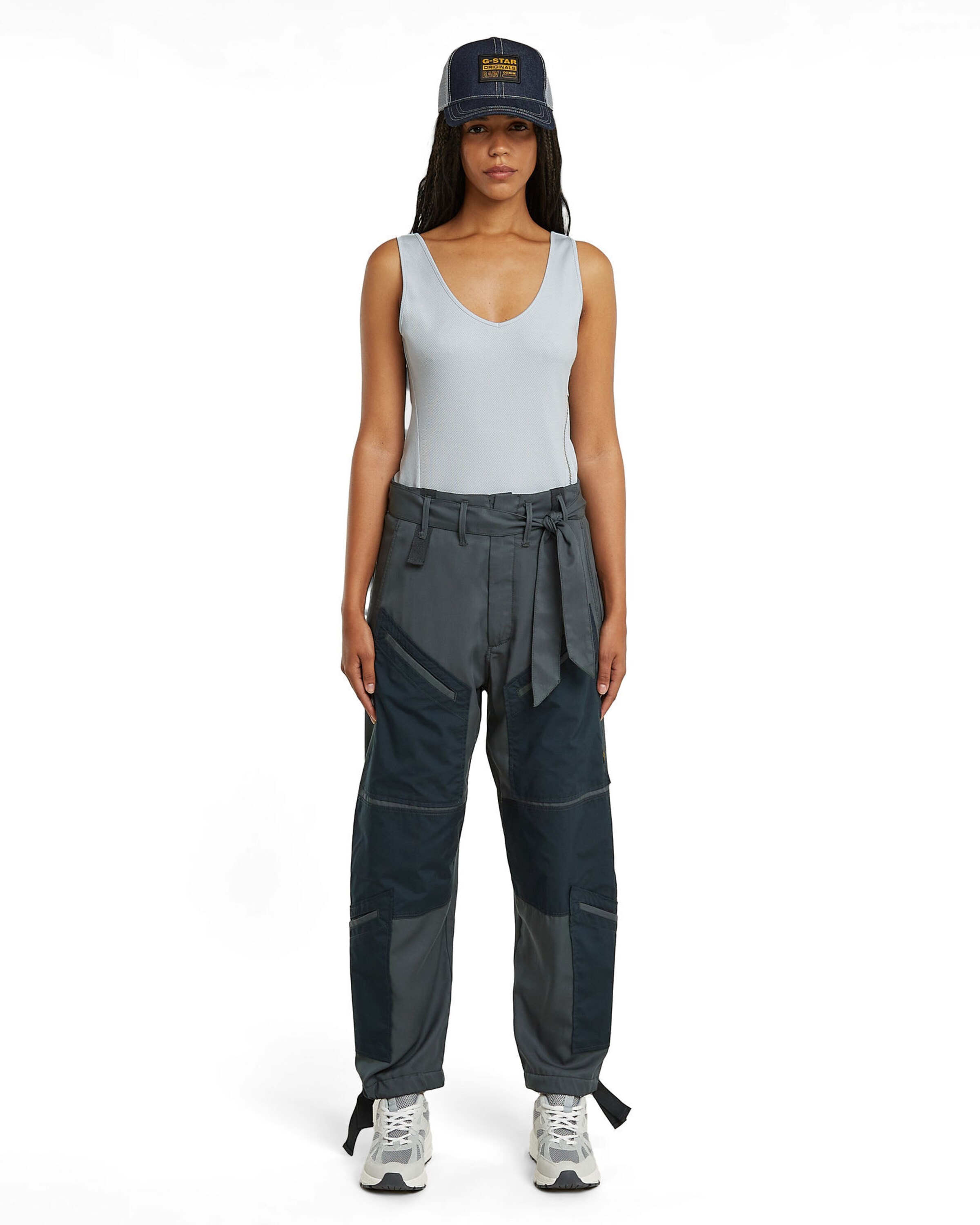 G-STAR Regular Cargobroek in Grijs